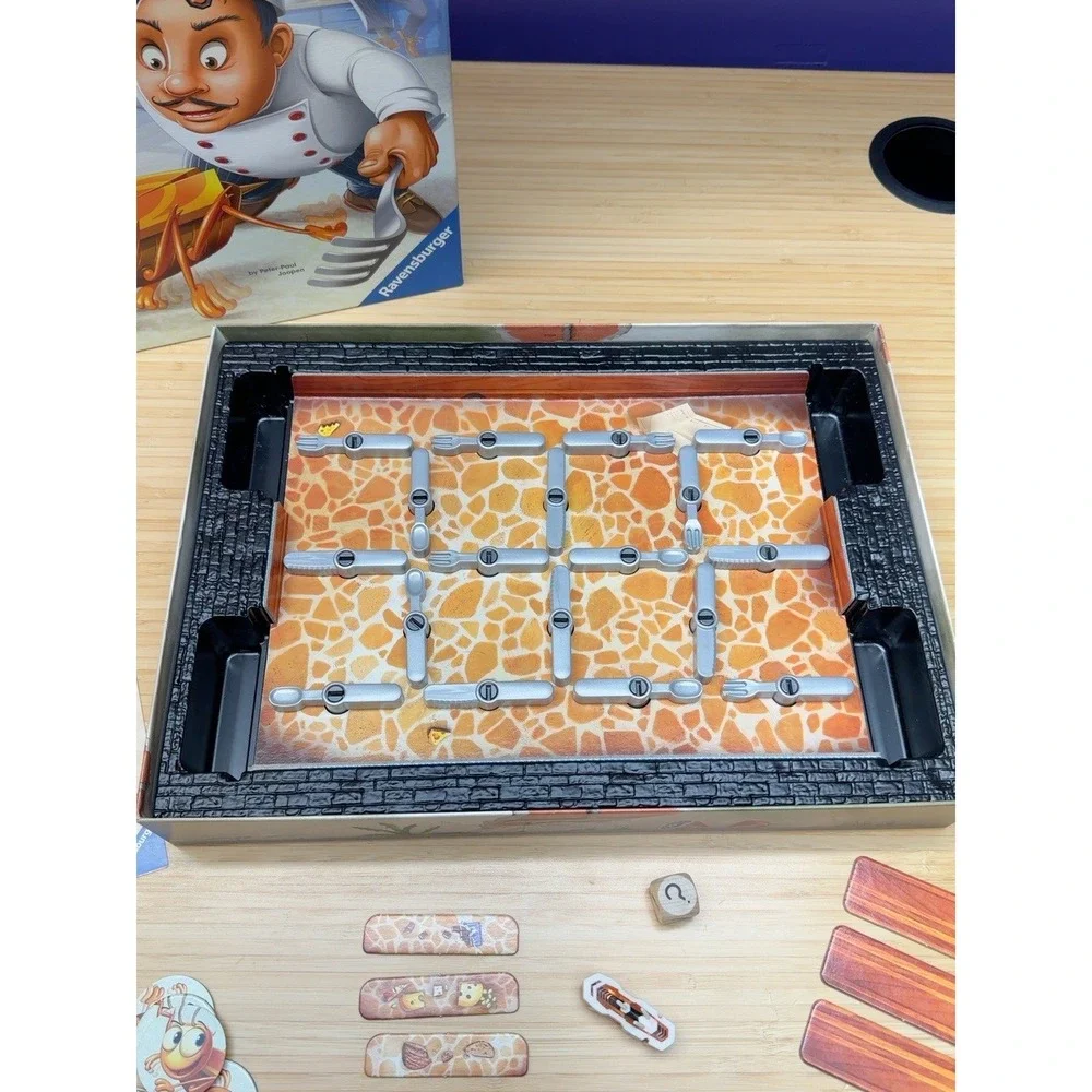 Ravensburger Bugs in the Kitchen HEXBUG Nano Board Game Tested Works Incomplete